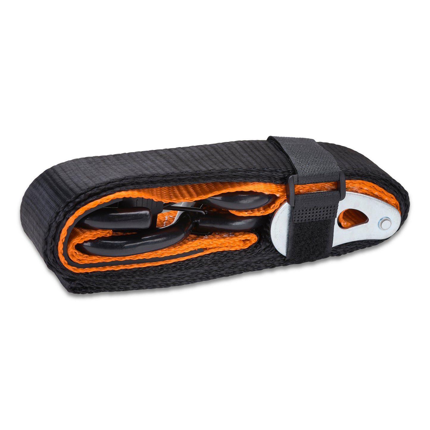 Heavy Duty Cam Buckle Tie Downs (2) Motorcycle Tie Downs w/Integrated Soft Tie Hook & Velcro. Cargo Straps, Mountain Bike, E-Bike, Cambuckle Tie Down Straps with Hooks (chromoly)  (Orange)